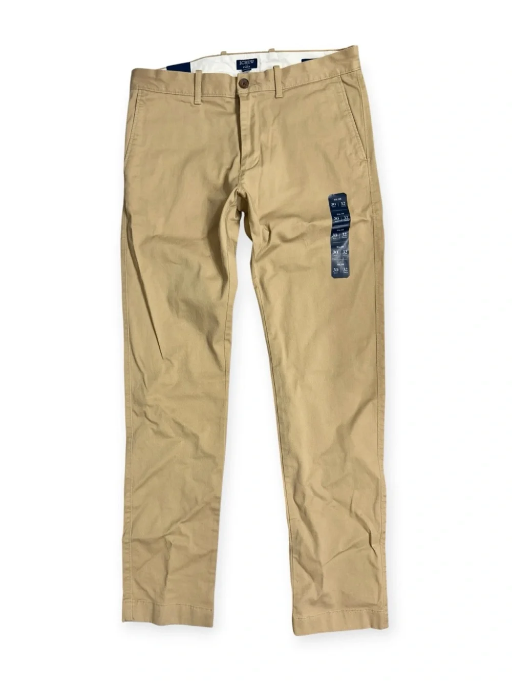 J. Crew Men’s Slim-Fit Flex British Khaki Chino Pants NWT